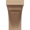 Ekena Millwork 8"W x 16"D x 16"H Classic Rockford Rough Cedar Woodgrain TimberThane Corbel, Primed Tan CORUR08X16X16ROCRCPR - alternate 2